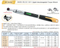 Digital Torque Wrench WI Series (4.5~135 Nm / 9x12 head change type)