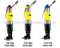 Straight 90 degree elbow hydraulic-semi-automatic pneumatic wrench type