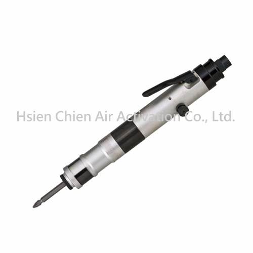 Straight platen pneumatic torque screwdriver