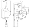 HC-50K ( 40 ~ 50 kg ) Spring Balancer